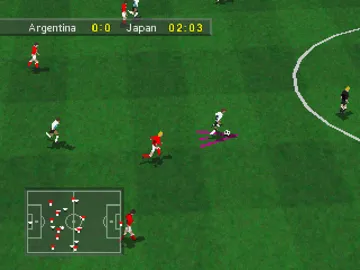 Olympic Soccer (US) screen shot game playing